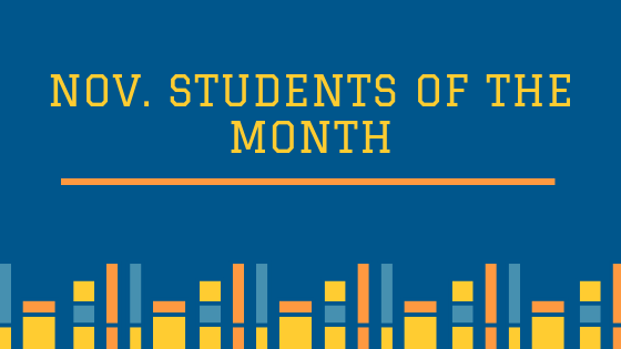 Nov. Student’s of the Month