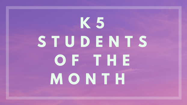 K5 Students of the month